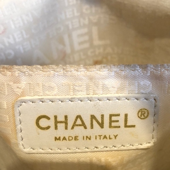 CHANEL Coco Canvas Window Tote Bag Black White Classic - Picture 11 of 15